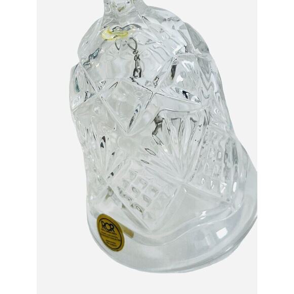 Vintage RCR Cut Crystal Hand Bell Dinner Royal Crystal Rock - Picture 8 of 10